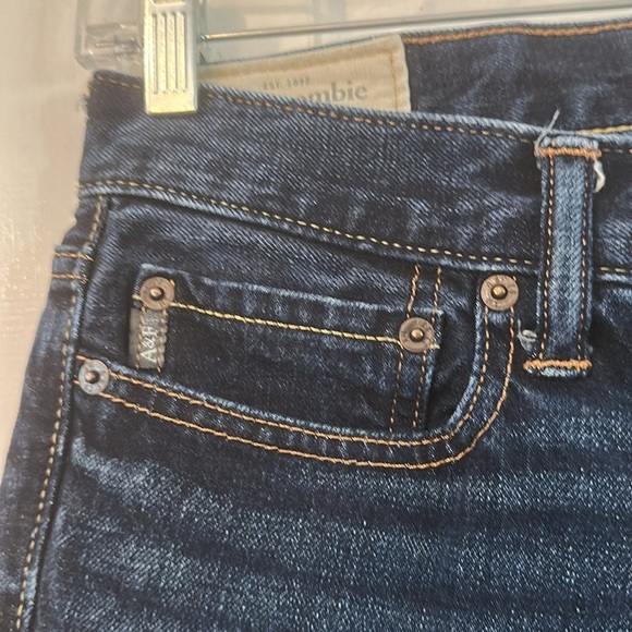 Men’s ABERCROMBIE & FITCH Classic Straight Leg Button Fly Denim Jeans Sz 30 x 32 - Picture 4 of 10